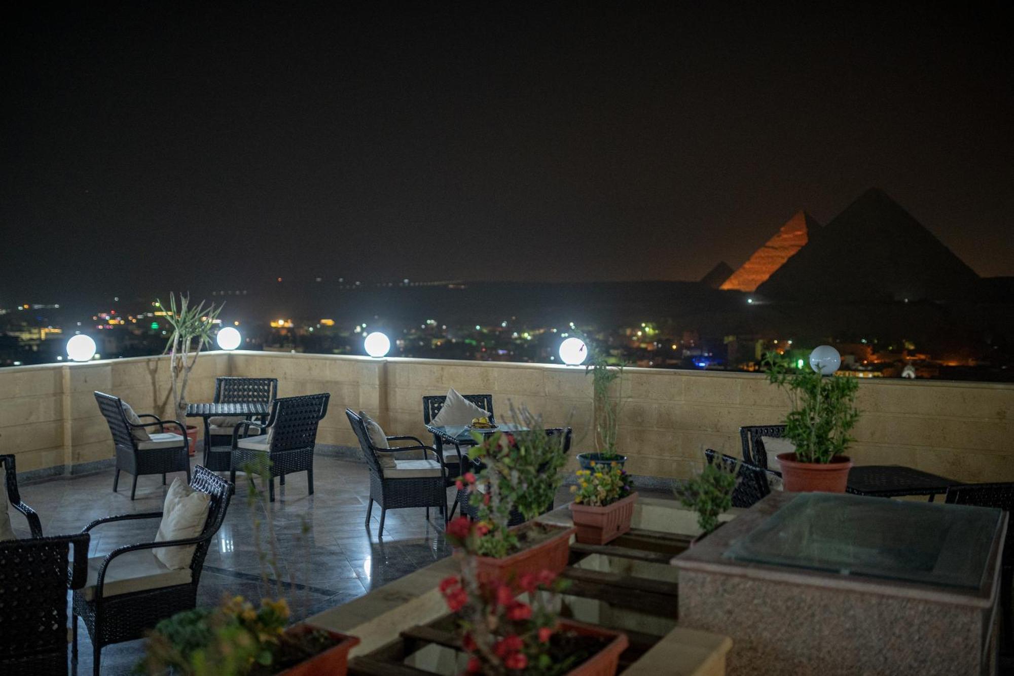 Gardenia Pyramids View Inn Nazlet el-Sîsi Exterior foto